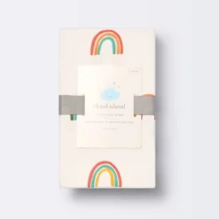Polyester Rayon Fitted Crib Sheet - Rainbows - Cloud Island™ -Cheap Cloud Island Store GUEST 01639ce1 f0e4 4d3d 83a7 762360ca1ba2