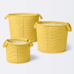 Quilted Fabric Small Round Storage Basket - Yellow - Cloud Island™ 2 Quilted Fabric Small Round Storage Basket - Yellow - Cloud Island™ -Cheap Cloud Island Store GUEST 0b733d0a 2113 4887 b178 9085c321a75c