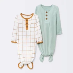 Baby 2pk Modal NightGown - Cloud Island™ Blue -Cheap Cloud Island Store GUEST 1092f748 b540 4833 9ad0 3d4b8e1d8adc