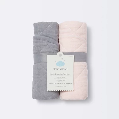 Muslin Changing Pad Liner - Cloud Island™ Light Pink - 2pk Muslin Changing Pad Liner - Cloud Island™ Light Pink - 2pk -Cheap Cloud Island Store GUEST 1c79a089 7cfe 41ff aa40 d401fe7d5f31