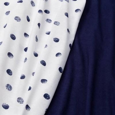 Fitted Jersey Crib Sheet Dots and Solid Navy Blue - Cloud Island™ - Navy - 2pk Fitted Jersey Crib Sheet Dots And Solid Navy Blue - Cloud Island™ - Navy - 2pk -Cheap Cloud Island Store GUEST 26b55265 561c 464b bfd7 da3c38b93725