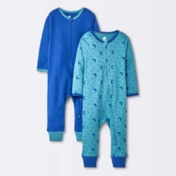 Baby Boys' 2pk Safari Animals Zip Romper - Cloud Island™ -Cheap Cloud Island Store GUEST 2d0e9083 cdac 47e1 a2bf 0c51c9affe5b