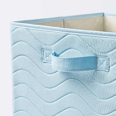 Quilted Fabric Cube Storage Bin - Blue - Cloud Island™ Quilted Fabric Cube Storage Bin - Blue - Cloud Island™ -Cheap Cloud Island Store GUEST 338a3f4c 667b 4b0c 9a95 ac709a8b100a