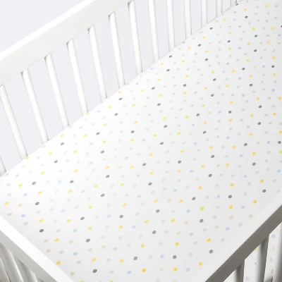 Polyester Rayon Jersey Fitted Crib Sheet - Cloud Island™ Multi Dot Polyester Rayon Jersey Fitted Crib Sheet - Cloud Island™ Multi Dot -Cheap Cloud Island Store GUEST 37391d1f 17a3 4f33 8887 c3c901a9f89d