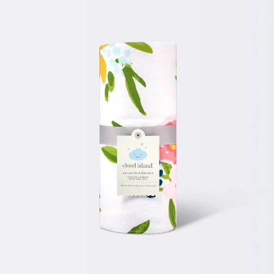 Jersey Knit Reversible Baby Blanket Floral - Cloud Island™ - White Jersey Knit Reversible Baby Blanket Floral - Cloud Island™ - White -Cheap Cloud Island Store GUEST 3c24ceb1 8347 42cd bf95 9b9f632b5951