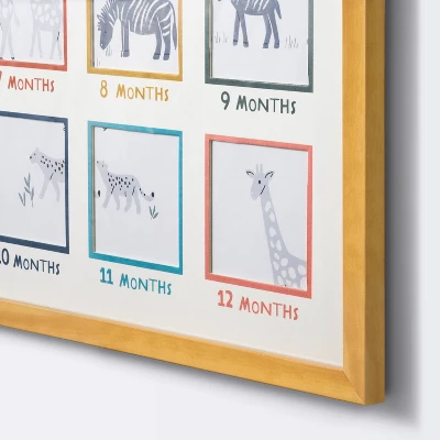 Milestone 4" x 4" Image Opening Picture Frame - Multi Bright with Natural Frame - Cloud Island™ Milestone 4" X 4" Image Opening Picture Frame - Multi Bright With Natural Frame - Cloud Island™ -Cheap Cloud Island Store GUEST 3c6fb14f 12f4 4cab bb64 004fa197b5be