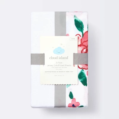 Fitted Jersey Crib Sheet - Pink Floral - 2pk - Cloud Island™ Fitted Jersey Crib Sheet - Pink Floral - 2pk - Cloud Island™ -Cheap Cloud Island Store GUEST 3d457d13 e381 4ecc 8626 46338eaef4ab