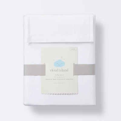 Crib Skirt - Solid White - Cloud Island™ Crib Skirt - Solid White - Cloud Island™ -Cheap Cloud Island Store GUEST 53729e41 b846 4ad7 ab6a 9ab526bc6ea4