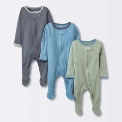 Baby Boys' 3pk Pandas Zip-Up Sleep N' Play - Cloud Island™ Heather Gray -Cheap Cloud Island Store GUEST 53f5456c 4986 4b7a a02b 068e89bb9406