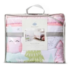 Crib Bedding Set Forest Frolic 4pc - Cloud Island™ Pink -Cheap Cloud Island Store GUEST 669133dc 89c1 4e8a b71b 0b930ec177f7