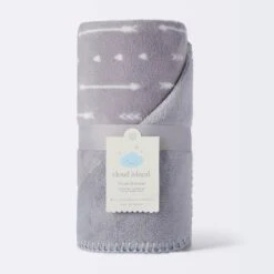 Plush Baby Blanket - Gray Arrows - Cloud Island™ -Cheap Cloud Island Store GUEST 6a4f9aea 8785 4fe2 87f0 7477c2a902f9