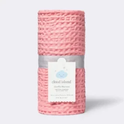 Waffle Blanket - Cloud Island™ Coral -Cheap Cloud Island Store GUEST 6c39eb6d a934 47c7 bef0 5dbef2c394f0
