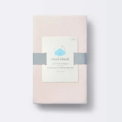 Polyester Rayon Fitted Crib Sheet - Light Pink - Cloud Island™ -Cheap Cloud Island Store GUEST 81e2b0d1 5076 4cf0 bc63 3e8947fc552c