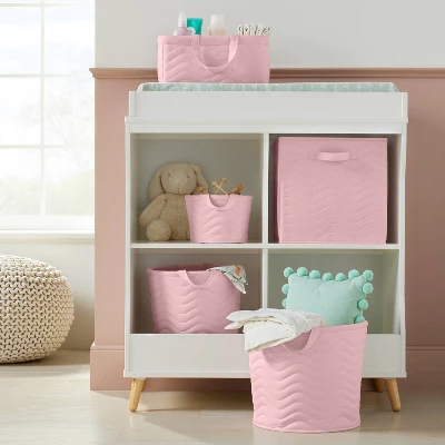Quilted Fabric Diaper Caddy - Light Pink - Cloud Island™ Quilted Fabric Diaper Caddy - Light Pink - Cloud Island™ -Cheap Cloud Island Store GUEST 828cc064 dfc9 47e4 8887 5a2dc35743ef 2