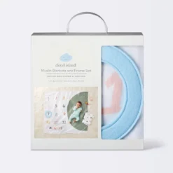 Milestone Swaddle Baby Blanket With Felt Frame - Multi Dot - Cloud Island™ -Cheap Cloud Island Store GUEST 8c096126 8812 459b 8062 41ddfc8120be