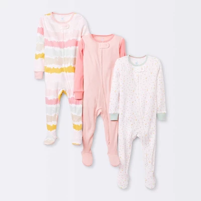Baby Girls' 3pk Zip-Up Sleep N' Play - Cloud Island™ Pink Baby Girls' 3pk Zip-Up Sleep N' Play - Cloud Island™ Pink -Cheap Cloud Island Store GUEST 94b647b5 692f 4f50 8755 4b10b31fbc94