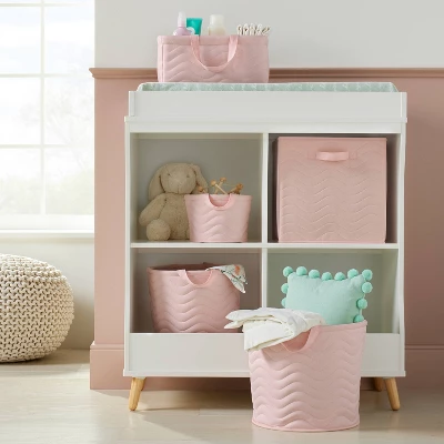 Quilted Fabric Medium Round Storage Basket - Light Pink - Cloud Island™ Quilted Fabric Medium Round Storage Basket - Light Pink - Cloud Island™ -Cheap Cloud Island Store GUEST a2d57247 3499 4008 9b14 5177ef66b174