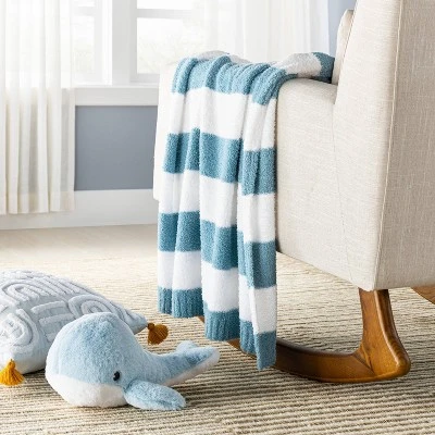 Chenille Stripe Baby Blanket - Blue and White Stripe - Cloud Island™ Chenille Stripe Baby Blanket - Blue And White Stripe - Cloud Island™ -Cheap Cloud Island Store GUEST aaf8e6d9 f2d6 4828 8f9f a89453e38008