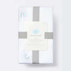 Fitted Jersey Crib Sheet Love To Dream - Rainbows/White - 2pk - Cloud Island™ 2 Fitted Jersey Crib Sheet Love To Dream - Rainbows/White - 2pk - Cloud Island™ -Cheap Cloud Island Store GUEST ad54df26 b06f 422d bd80 725c7fd189f1