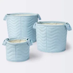Quilted Fabric Small Round Storage Basket - Blue - Cloud Island™ 2 Quilted Fabric Small Round Storage Basket - Blue - Cloud Island™ -Cheap Cloud Island Store GUEST b5ea39f4 c0fb 41bd b243 b44948b1ddaf 1