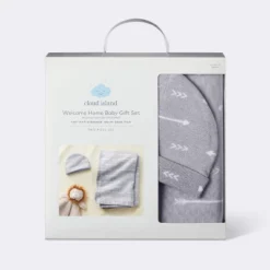 Hospital Muslin Swaddle Baby Blanket And Hat Gift Set - Gray Arrow - 2pk - Cloud Island™ 2 Hospital Muslin Swaddle Baby Blanket And Hat Gift Set - Gray Arrow - 2pk - Cloud Island™ -Cheap Cloud Island Store GUEST bfae7299 8f3f 413b b361 03b7f005ac98