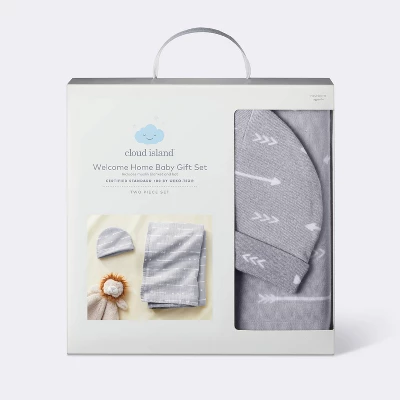 Hospital Muslin Swaddle Baby Blanket and Hat Gift Set - Gray Arrow - 2pk - Cloud Island™ Hospital Muslin Swaddle Baby Blanket And Hat Gift Set - Gray Arrow - 2pk - Cloud Island™ -Cheap Cloud Island Store GUEST bfae7299 8f3f 413b b361 03b7f005ac98