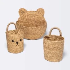 Small Hanging Bear Basket With One Handle - Cloud Island™ -Cheap Cloud Island Store GUEST d431b688 3dbe 4f88 9c64 fe5bed1e4a49