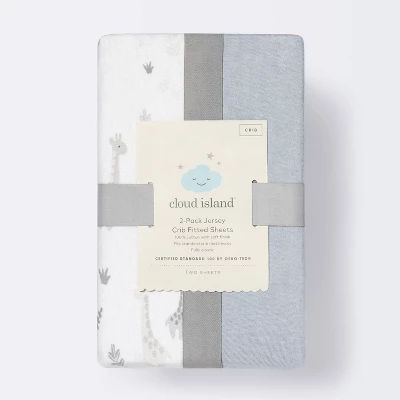 Fitted Jersey Crib Sheet - Cloud Island™ Giraffes/Dark Gray 2pk Fitted Jersey Crib Sheet - Cloud Island™ Giraffes/Dark Gray 2pk -Cheap Cloud Island Store GUEST d55a5910 4e68 40f8 8404 e7482b3dc543