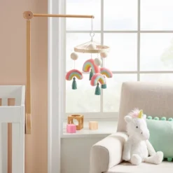 Rainbow Mobile Crib Toy - Cloud Island™