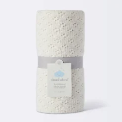 Seed Stitch Pointelle Baby Blanket - Cream - Cloud Island™ -Cheap Cloud Island Store GUEST da5df995 ab8b 45b5 8101 3afcf6a48e1a