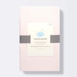 Polyester Rayon Jersey Fitted Crib Sheet - Cloud Island™ Light Pink -Cheap Cloud Island Store GUEST e67a4114 4e11 4d4d 963a cf7b13967bcc