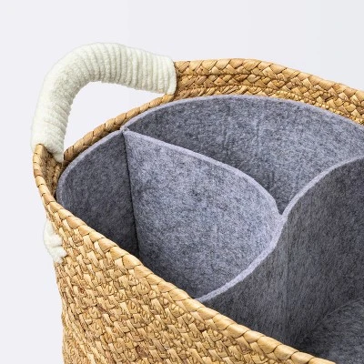 Braided Water Hyacinth with Tufted Embroidery Diaper Caddy Basket - Cloud Island™ Braided Water Hyacinth With Tufted Embroidery Diaper Caddy Basket - Cloud Island™ -Cheap Cloud Island Store GUEST ec6c32d5 bf2e 4394 9157 12515873ab3b